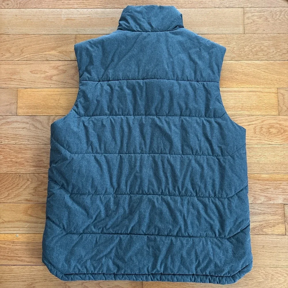 The North Face Patrick's Point Vest Mens M Charcoal‎ Gray Puffer Insulated Snap
